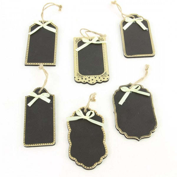 MDF BLANK CHALKBOARD TAGS A25