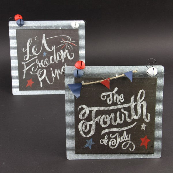 METAL CHALKBOARD SIGN A4