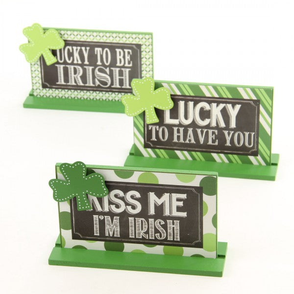 LUCKY IRISH WORD BLOCK A4