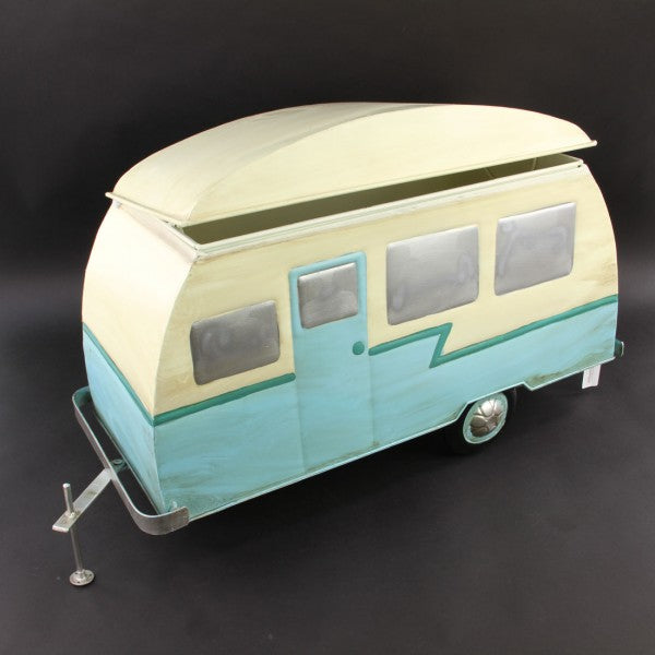 METAL RETRO CAMPER COOLER M25