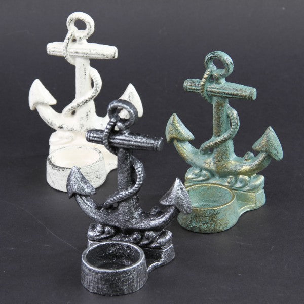 MTL ANCHOR CANDLE HLDR A4
