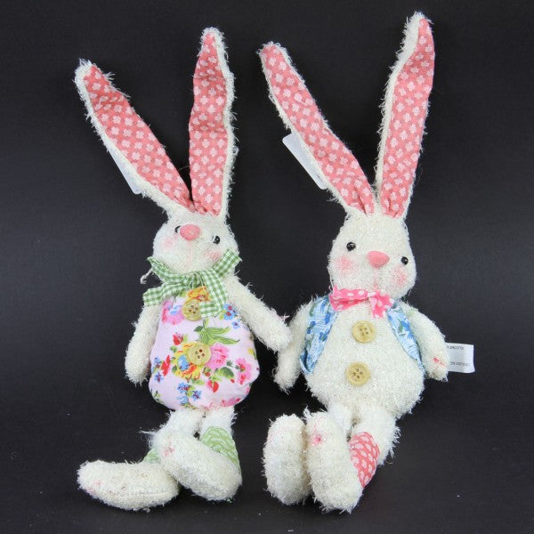 PLUSH BUNNY ORN A4