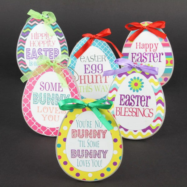 5.3"MDF EASTER EGG SIGN A4