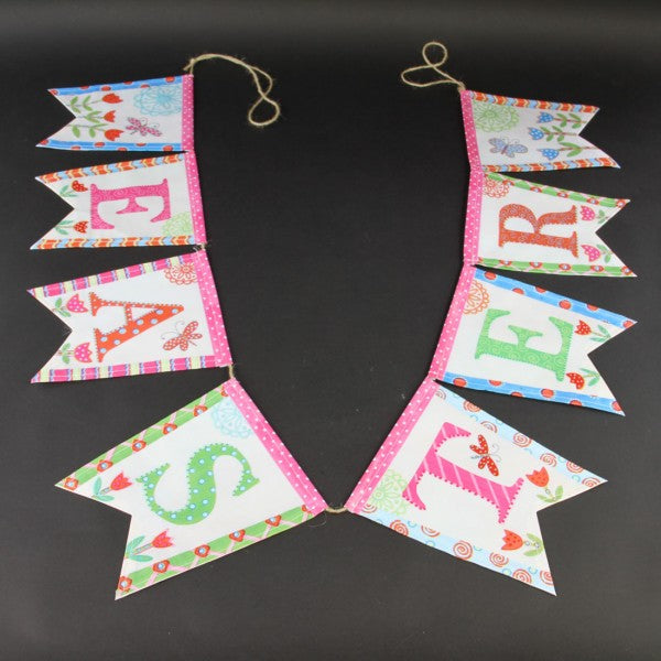 FABRIC "EASTER" BANNER A4