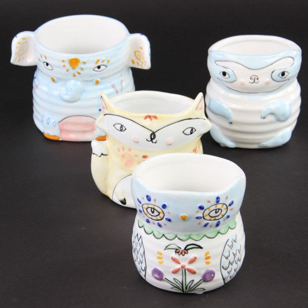 TINY HAPPY ANIMAL PLANTER