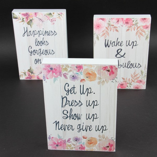 FABULOUS FLOWER DECOR BLOCK