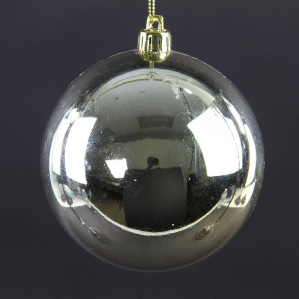 100MM VACUUM PLATED SMOOTH BALL ORNAMENT