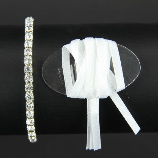 6"RINGLE ROW DIAMOND WRISTLET
