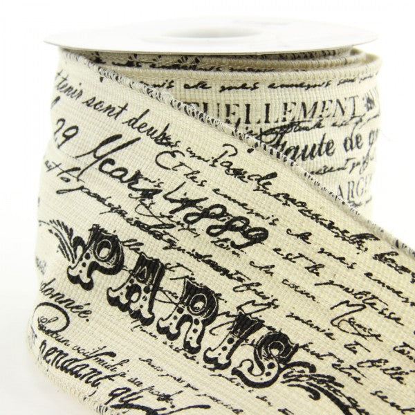 4"X10YD FRENCH FABRIC A25