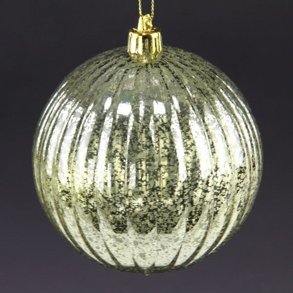100MM ANTIQUE VERTICAL STRIPE BALL