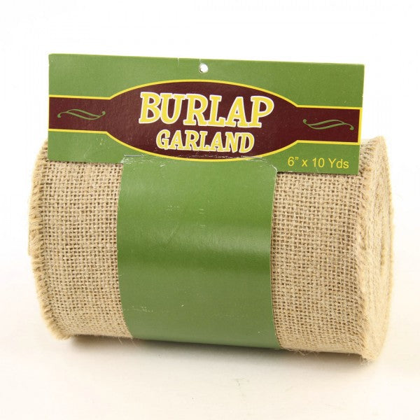 6"X10YD BURLAP CUT EDGE