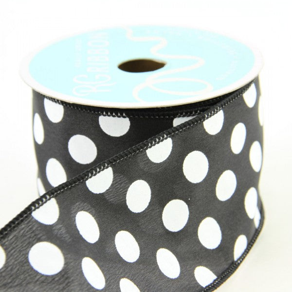 2.5"X10YD LARGE POLKA DOT