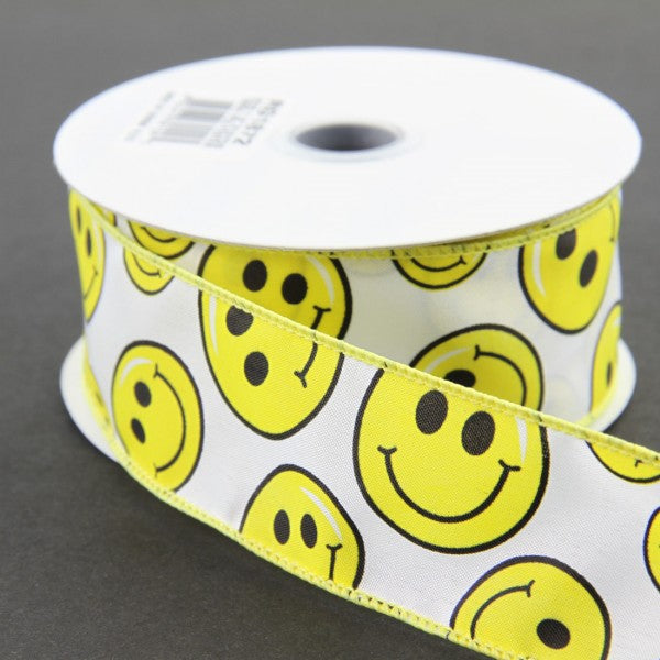 1.5"X10YD SMILEY FACE