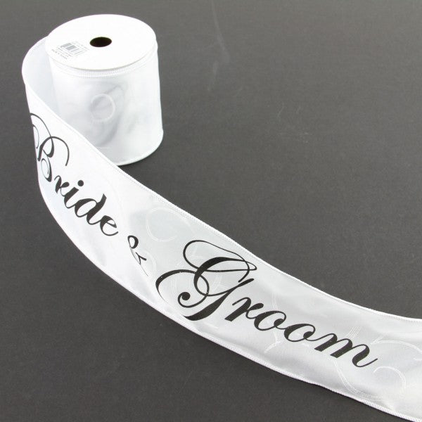 4"X10YD BRIDE & GROOM A25