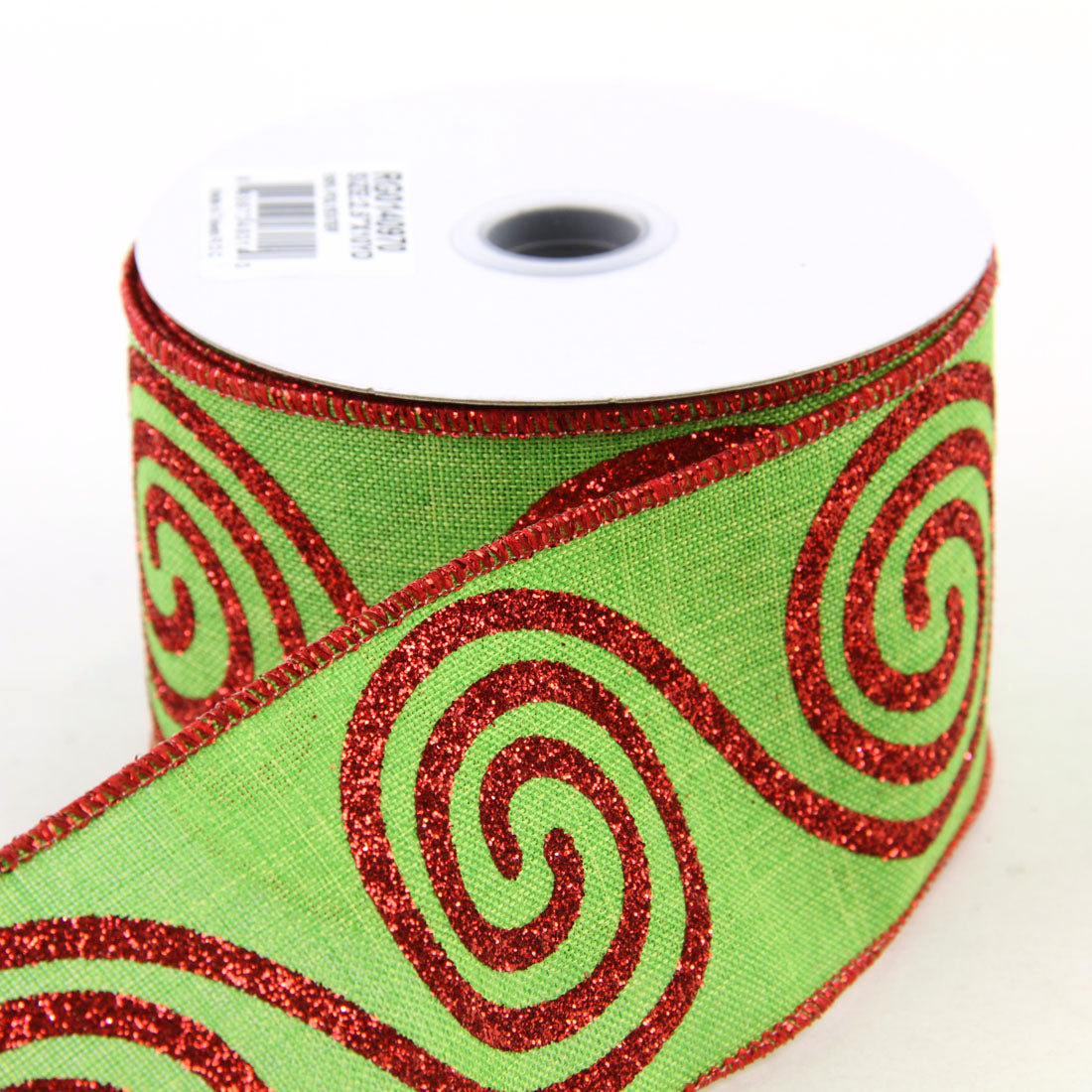 2.5"X10Y LG.SWIRL FR.GR/RED
