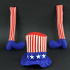 21"UNCLE SAM WREATH KIT 3/ST
