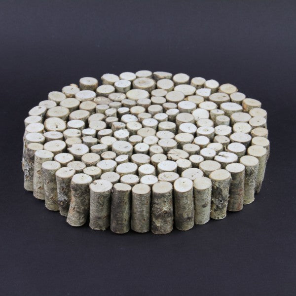 11.5" BIRCH LOG RISER NAT.