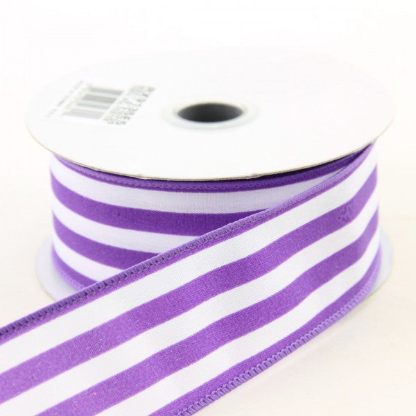 1.5" X 10 YD VERTICAL STRIPE RIBBON