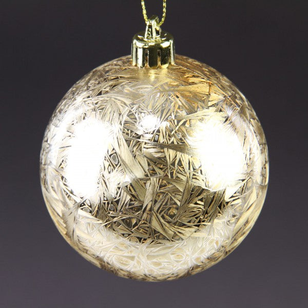80MM FEATHER SMOOTH BALL ORN