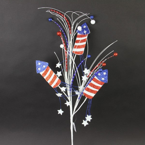 26"FIRECRACKER GLT.TWIG SPRAY