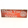15"FIREFIGHTER THANK YOU SIGN