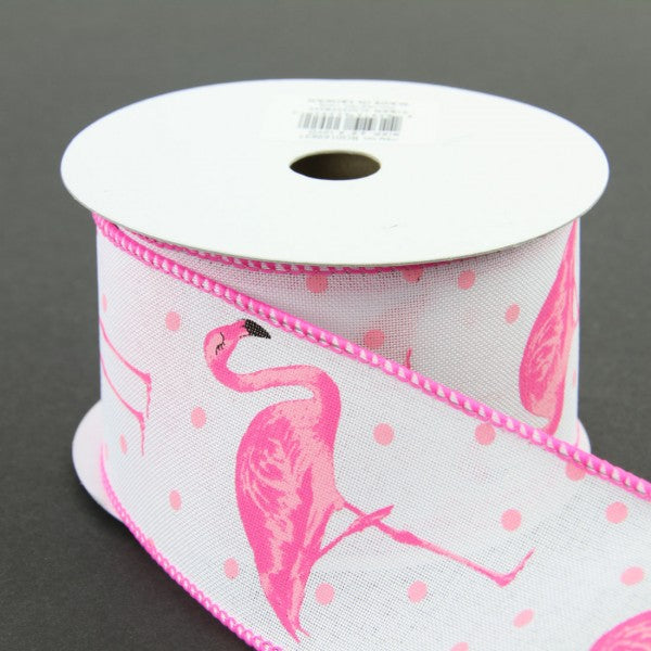 2.5"X10YD FLAMINGO ON ROYAL