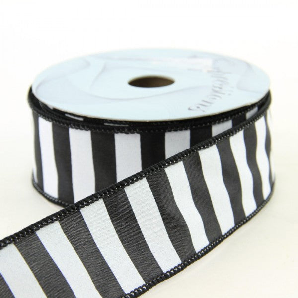 1.5" X 10YD MEDIUM HORIZONTAL STRIPE RIBBON