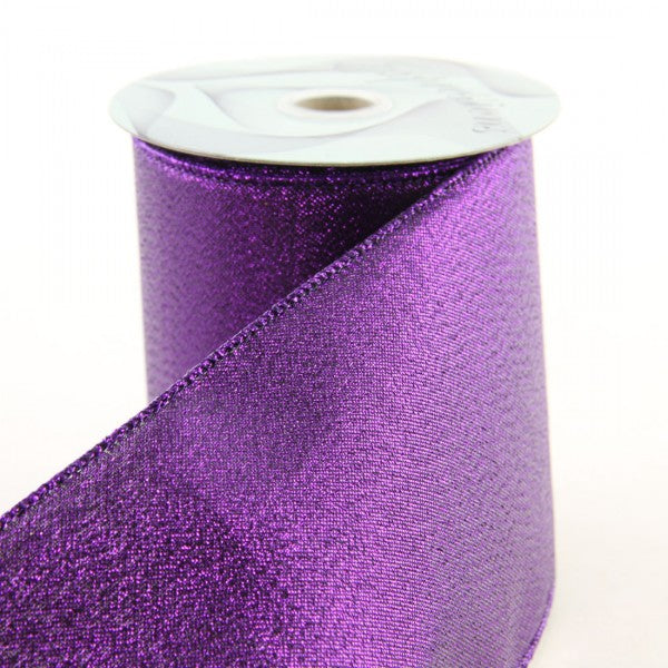 4"X10YD METALLIC PURPLE