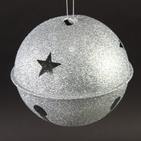 140MM GLIT.JINGLE BELL ORNA