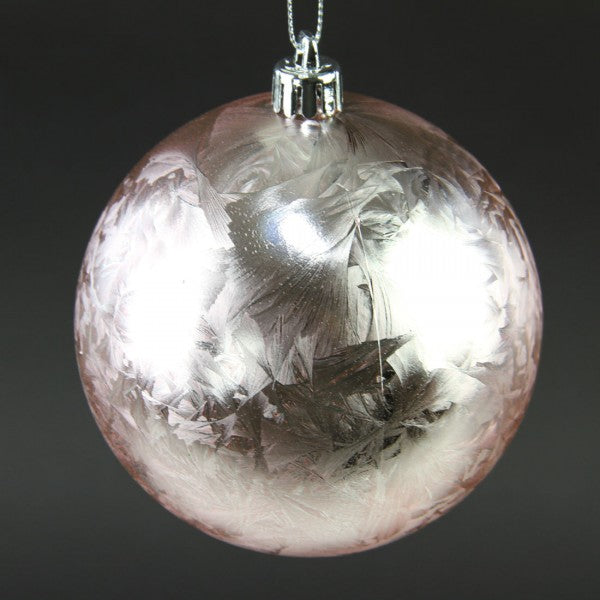 100MM FEATHER SMOOTH BALL ORNAMENT