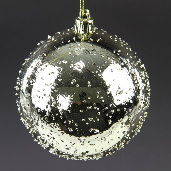 100MM ICE BALL ORNA