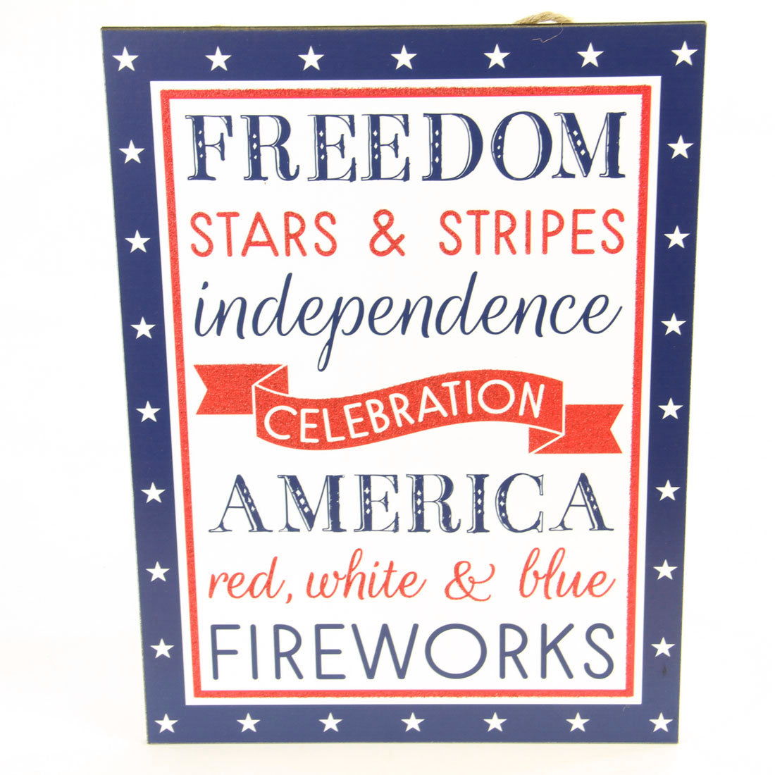 15.75"FREEDOM AMERICA SIGN