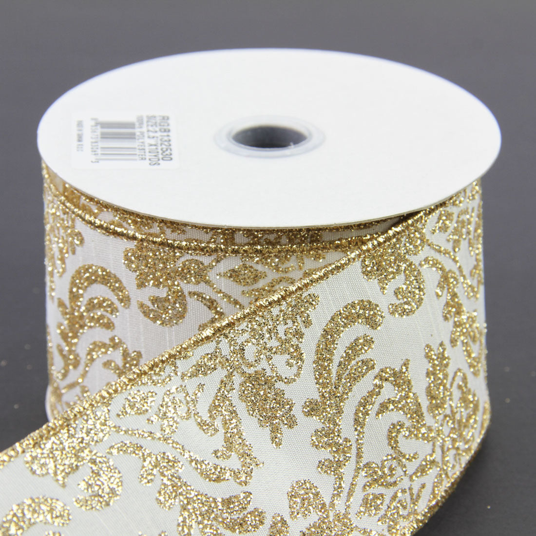 2.5"X10YD BOLD DAMASK/DUPIONI