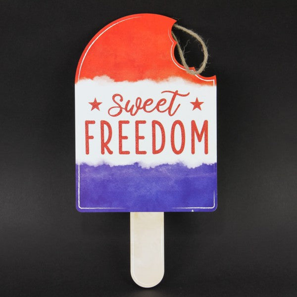 13.5"SWT FREEDM POPSICLE SIGN