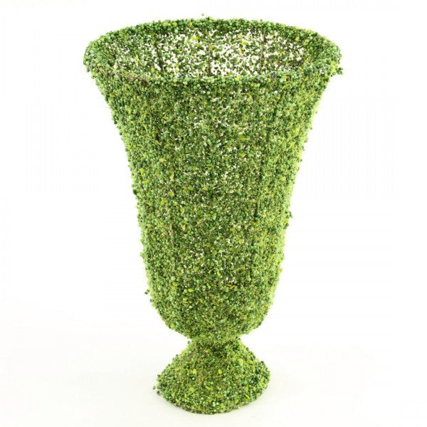 15" MOSS VASE S2 GRN