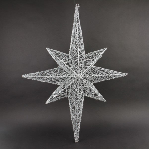 35"WIRE STAR ORNA 2PC/ST