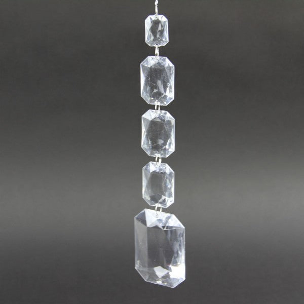 10"HANGING ACRYLIC CLEAR