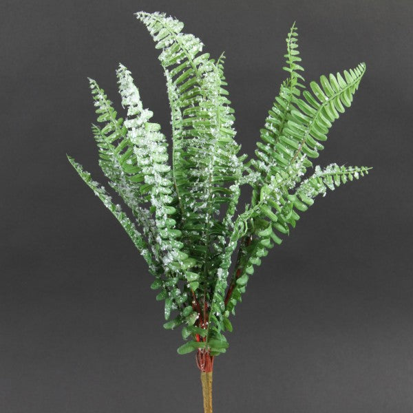 19"FERN BUSH W/ICE GREEN A4