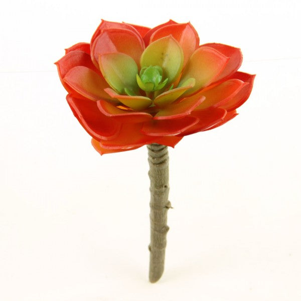 5" SUCCULENT STEM RED