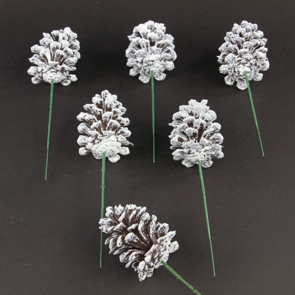8.25"SINGLE PINE CONE 6/BG