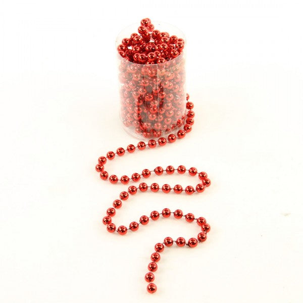 15' PEARL GARLAND RED
