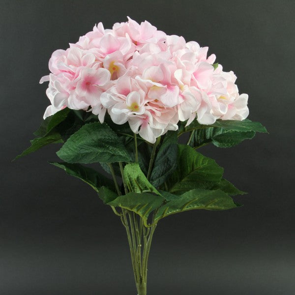 22"HYDRANGEA BUSH X7 PINK