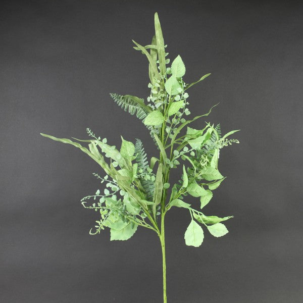 33"PLSTC MIXED FERN SPRAY