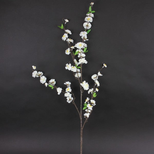 45" PEACH BLOSSOM SPRAY WHT
