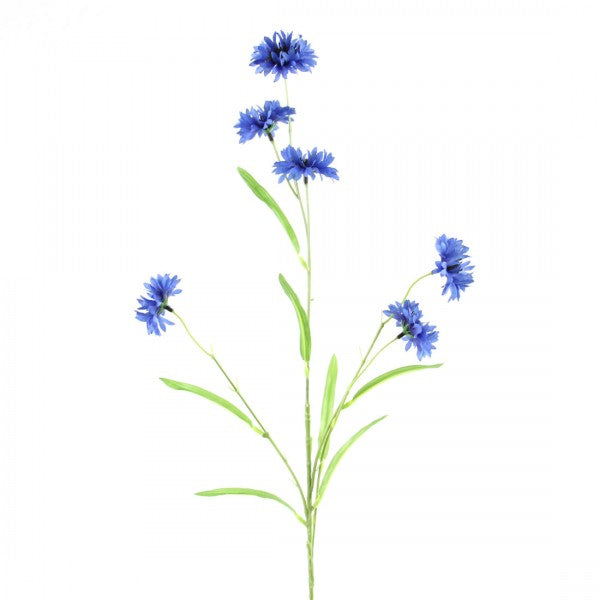 25"CORN FLOWER SPRAY DK.BLUE