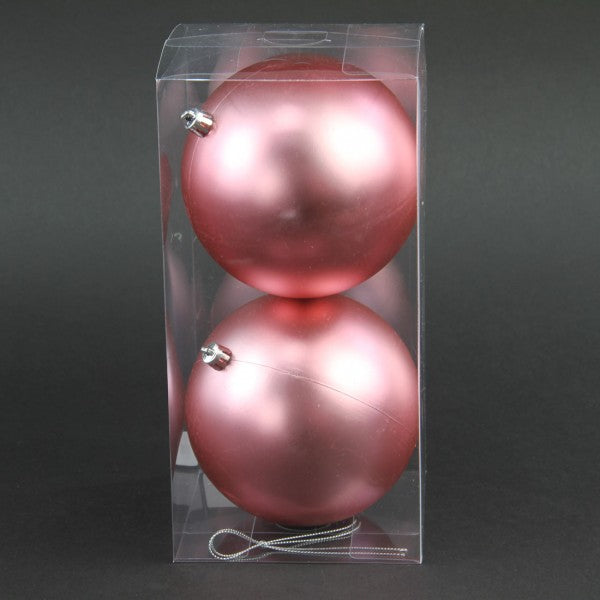 120MM PLASTIC BALL ORNAMENT 2 / BOX