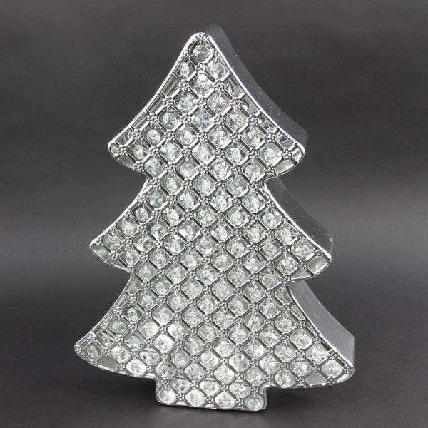 METAL XMAS TREE SILVER M25