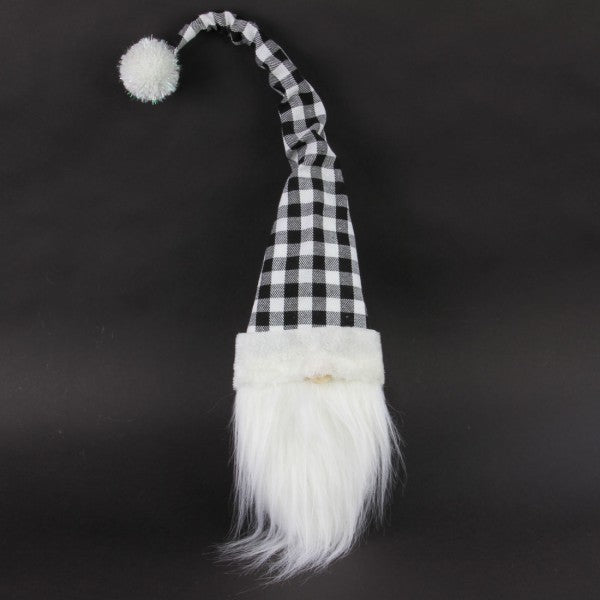 20"BEARD ELF W/PLAID HAT HANG