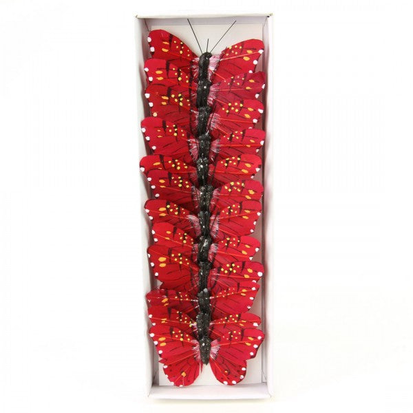 3"BUTTERFLY RED 12/BX