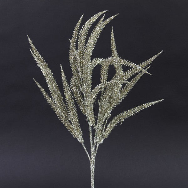 16"CATTAIL BUSH X5 CHAMPAGNE